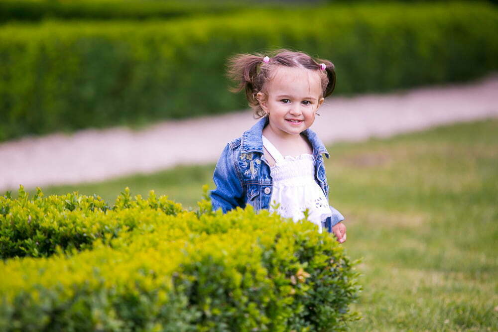 Sedinta copil in parc Bucuresti