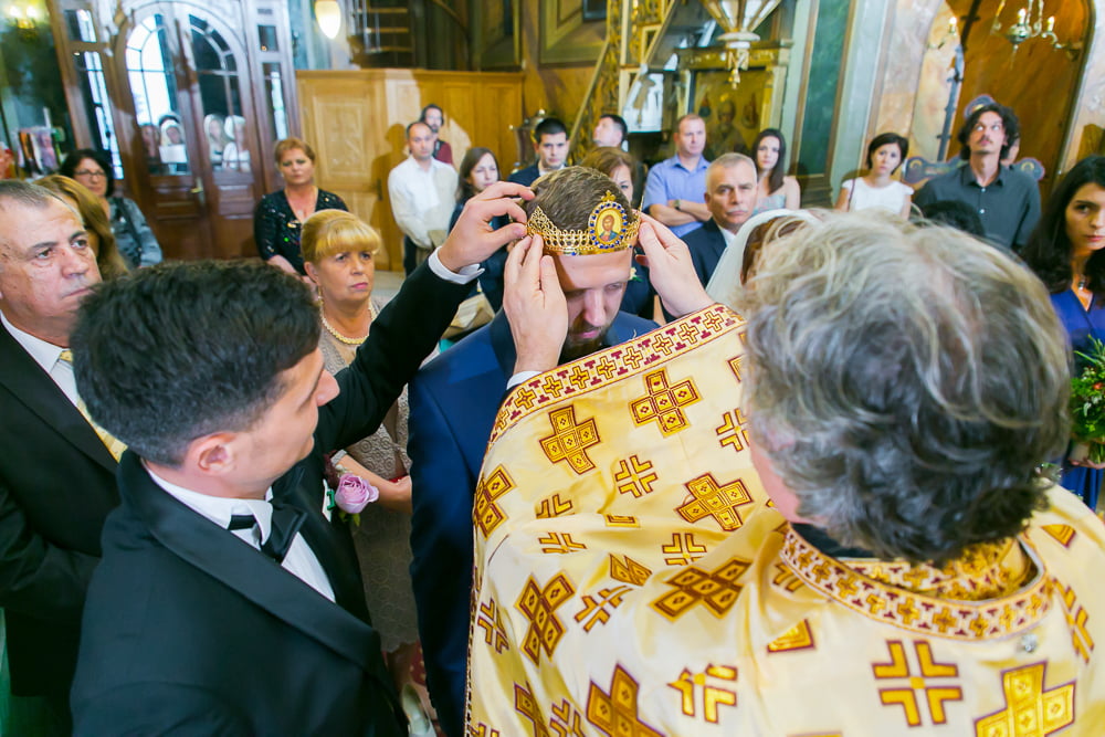 Poze biserica la nunta Alexandra si Alexandru 10 Cununie biserica mire