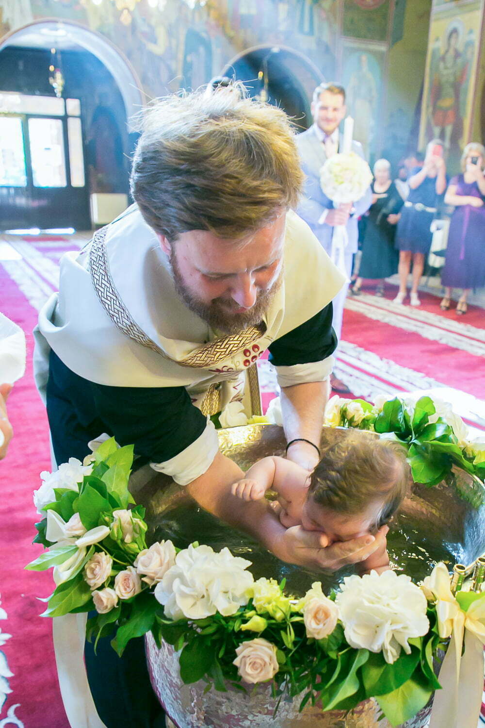 Poze botez Aria 7 Scufundare cristelnita