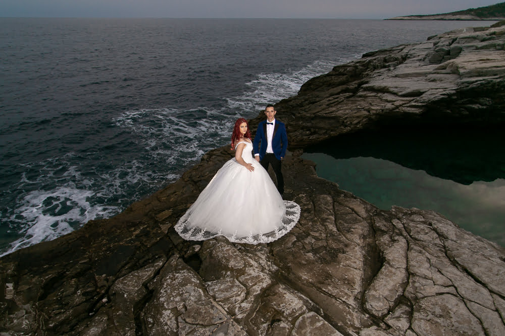 poze trash the dress